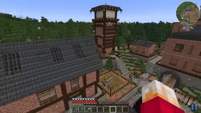 I built a HUGE HOTEL in Minecraft Create Mod смотреть онлайн