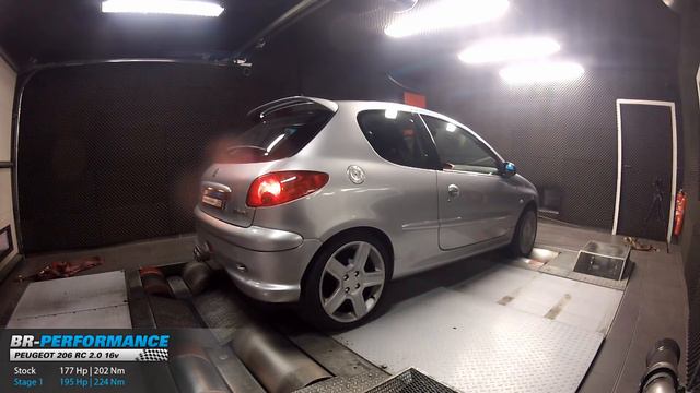 Reprogrammation Moteur Peugeot 206 RC 2.0 16v 177hp @ 195hp par BR-Performance смотреть онлайн