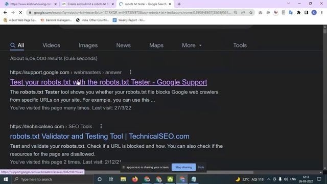 Robots.txt File Tutorial in Hindi and How to create or generate it смотреть онлайн