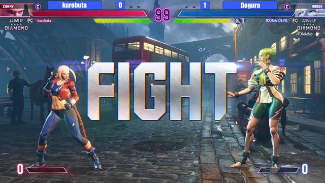 SF6 - kurobuta (Cammy) vs Dogura (Manon) - Street Fighter 6 смотреть онлайн