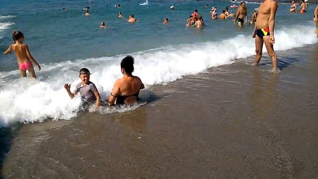 Пляж отеля Kaila beach hotel 29.08.2020 смотреть онлайн