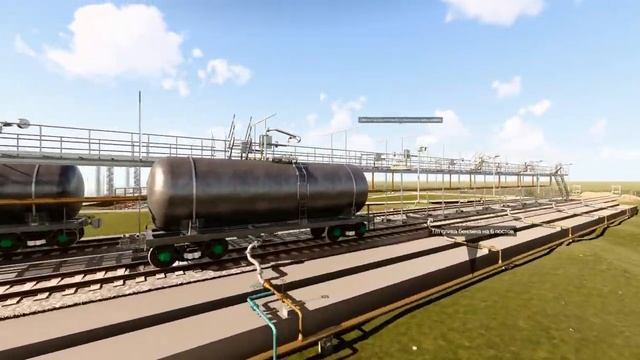 3d презентация предприятия по производству нефтепродуктов, проектирование revit, plant3d, lumion смотреть онлайн
