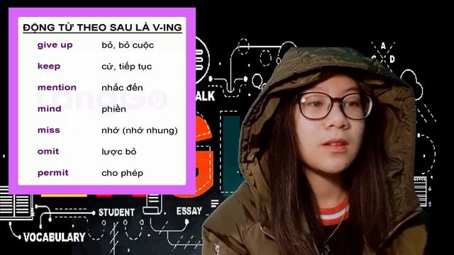 Vui Học Tiếng Anh | Động Từ Theo Sau Là V-ing