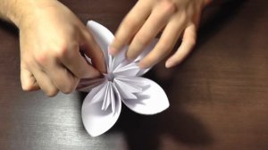 ЦВЕТОЧНЫЙ ШАР из БУМАГИ / КУСУДАМА для НАЧИНАЮЩИХ