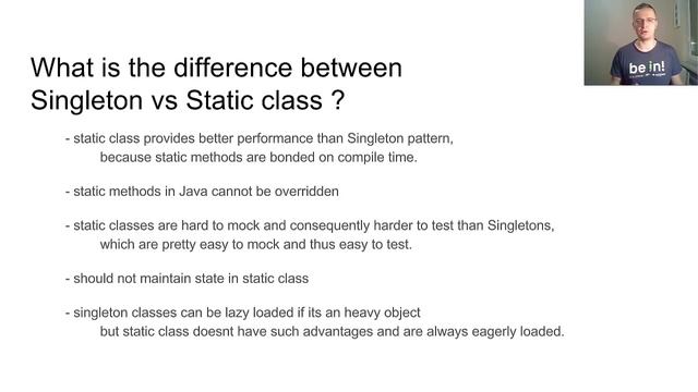 Java interview : Design Patterns Differences смотреть онлайн