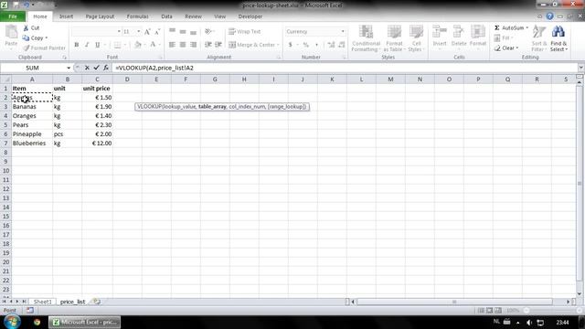Excel: lookup a value from another sheet смотреть онлайн