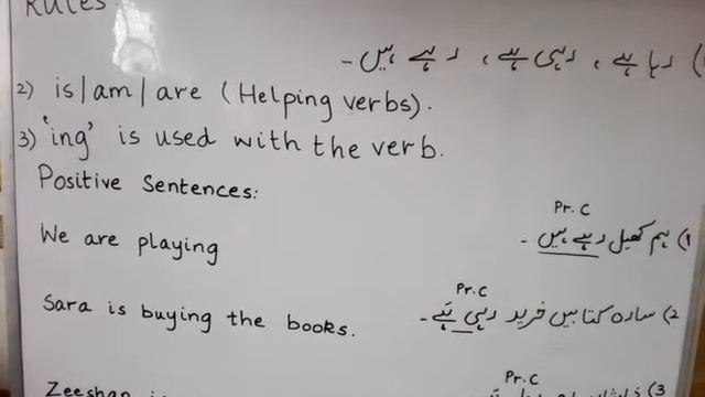 class 6 & 7 present continuous tense lec 1 смотреть онлайн
