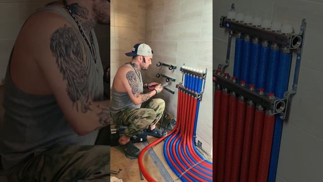 Желоб для труб Сшитого Полиэтилена ✅ #Сантехник заценил фиксирующию приблуду 👍🏽👨🏻🔧