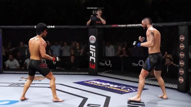 BRUCE LEE VS SANTIAGO PONZINIBBIO | UFC 3 BRUTAL FIGHT | UFC 3 K1 RULES | UFC 3 2020 смотреть онлайн