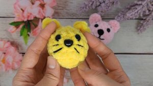 Как связать игрушку из самых крохотных остатков плюшевой нити