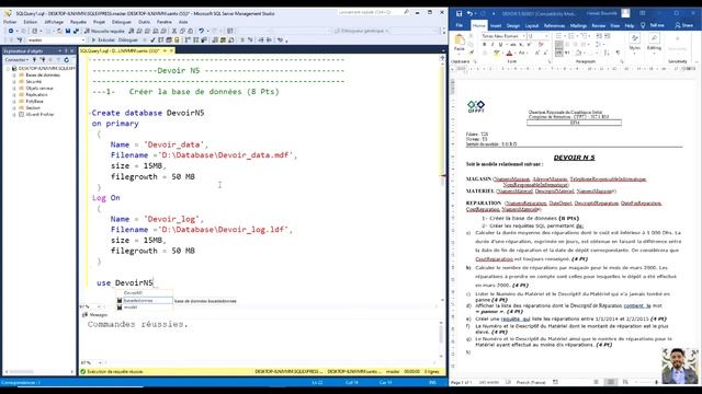 01 Devoir N*5 SGBD - Corrigé Part 1 смотреть онлайн