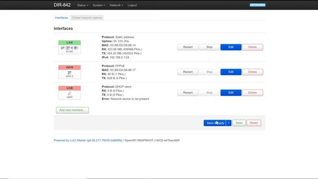 OpenWRT - Configure PPPoE смотреть онлайн