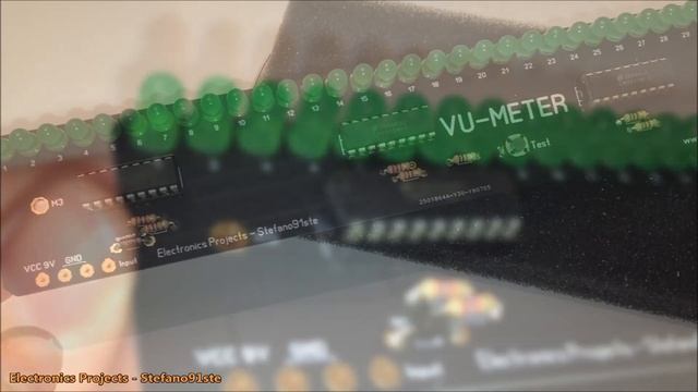 Vu-Meter 40 LED on PCB with LM3915 TUTORIAL смотреть онлайн