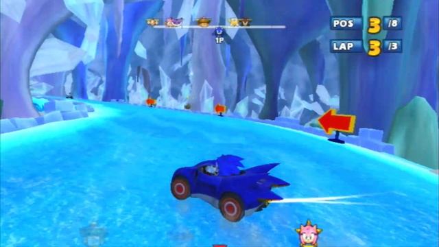 Sonic & Sega All-Stars Racing ... (Wii) Gameplay смотреть онлайн