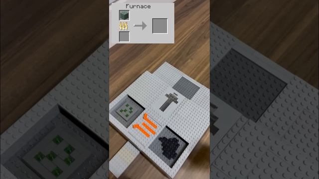 Smelting Minecraft Emerald Ore BUT Lego! #shorts смотреть онлайн