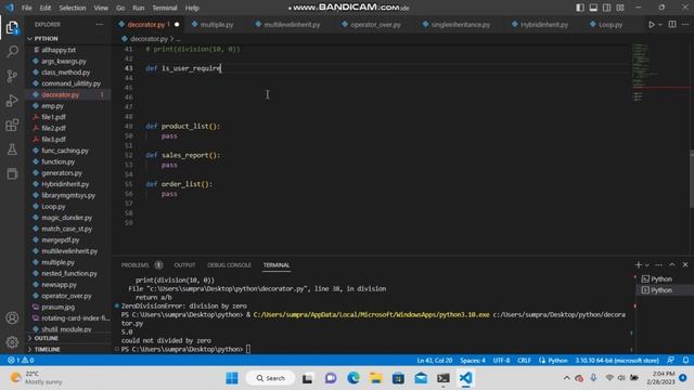 Python Easy Tutorial | Decorator Final example and explanation смотреть онлайн