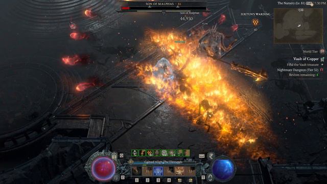 Diablo 4 Season 3: Son of Malphas during T32 NM Vault смотреть онлайн