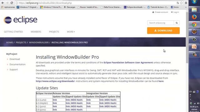 Instalación Window Builder en Eclipse - Java SE смотреть онлайн