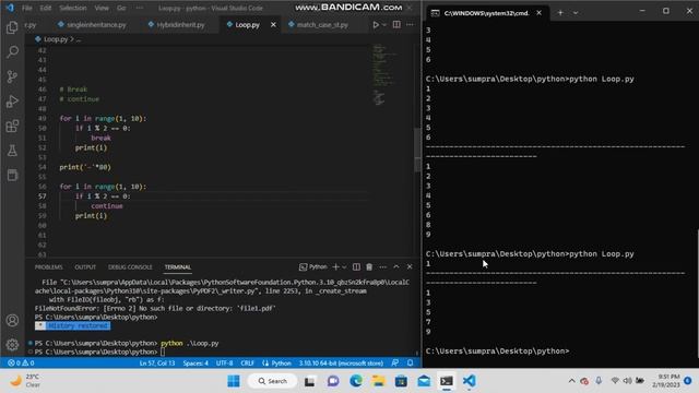 Easy Python Tutorial | Loop Break and continue смотреть онлайн