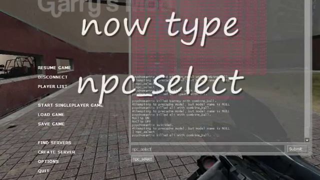 gmod 9 and half life 2 tutorial moving npc's using console смотреть онлайн