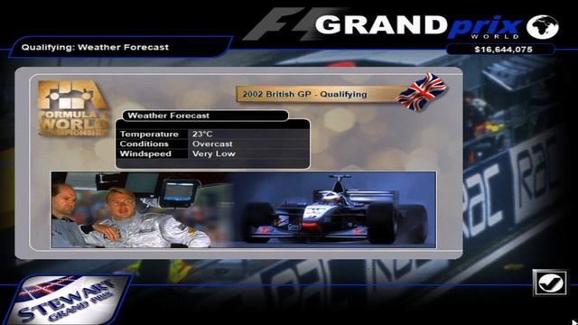 Grand Prix World: Stewart Career Mode - Part 32 - Hakkinen's Back! смотреть онлайн