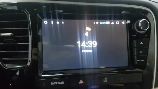 Современный Android c DVD для Mitsubishi Outlander III смотреть онлайн