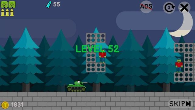 TANK VS ZOMBIES TANK BATTLE - Walkthrough Gameplay Part 2 (iOS Android) смотреть онлайн