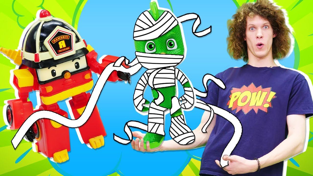 Игры в больничку - Гекко сломал ногу? Развивающие мультики Веселая Школа для малышей смотреть онлайн