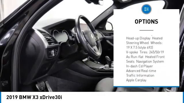 2019 BMW X3 xDrive30i Minnetonka Minneapolis Wayzata,MN 29001 смотреть онлайн