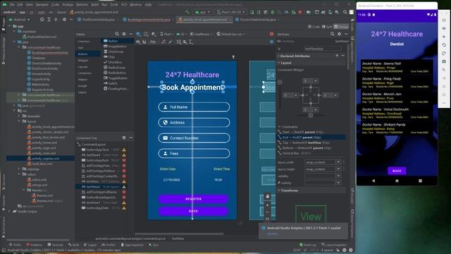 Android Healthcare Project | Android beginner Project | Tutorial | Android | Project | 2022-23 смотреть онлайн