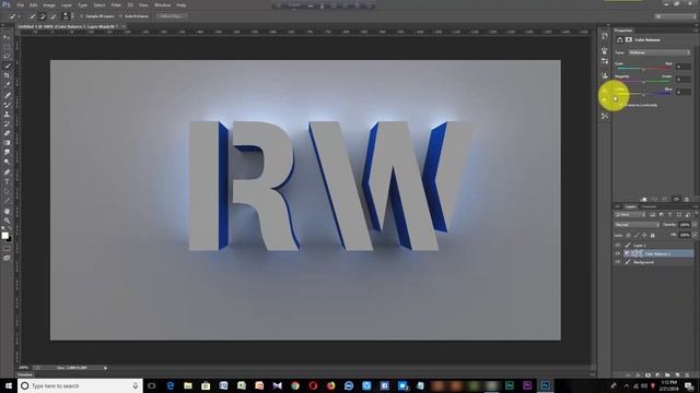 How to Make 3D Text - Photoshop CC Tutorial смотреть онлайн