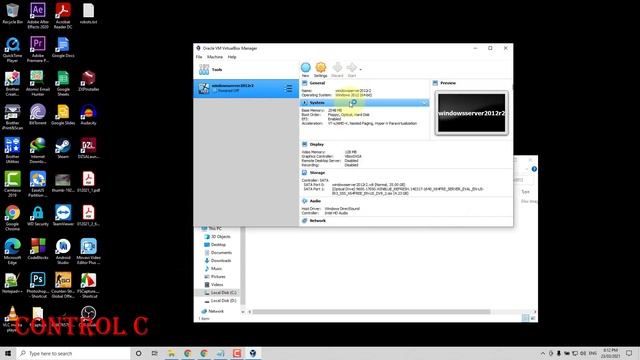 สอนดาวน์โหลดและติดตั้ง Windows Server 2012 r2 บน VirtualBox | [Control C] смотреть онлайн