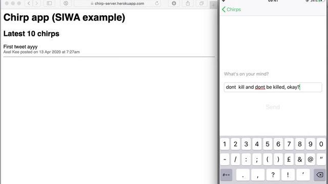Sign in with Apple, iOS app + backend demo смотреть онлайн