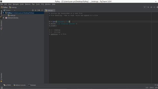 Python Keylogger Tutorial - 2 - Writing/Reading files смотреть онлайн