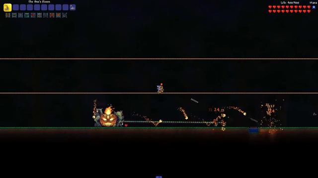 The Flaming Pumpkin - Halloween Pumpkin Boss in Terraria! | Shadows of Abaddon Mod Boss Guide смотреть онлайн