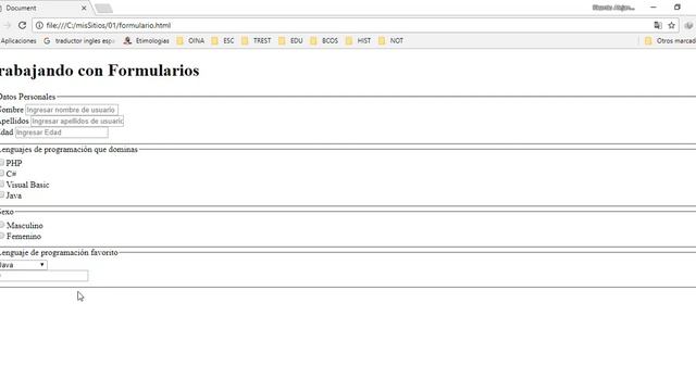 020 Etiqueta DataList en HTML смотреть онлайн