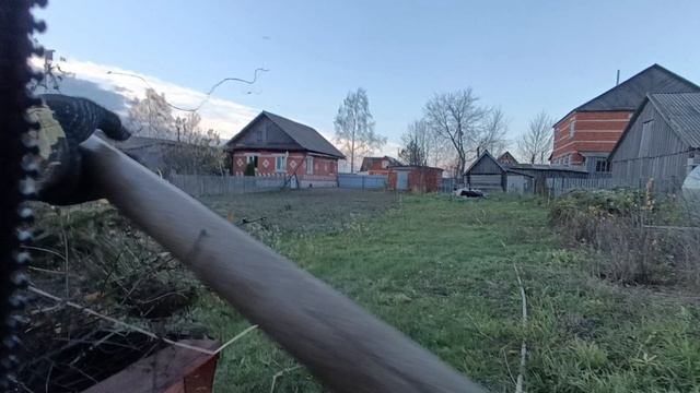 Работа на мотоблоке