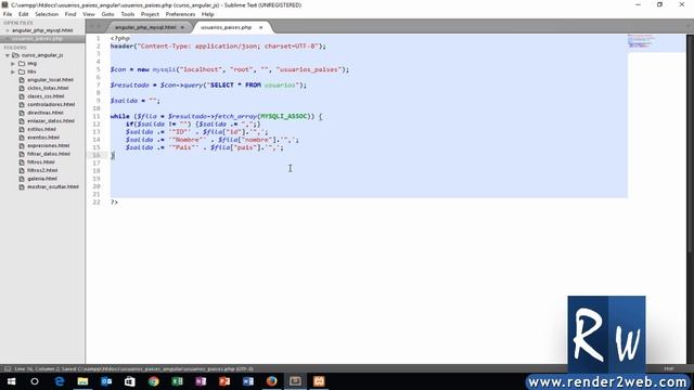 Angular JS, PHP y Mysql смотреть онлайн