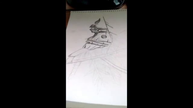 Рисунок самурай. смотреть онлайн