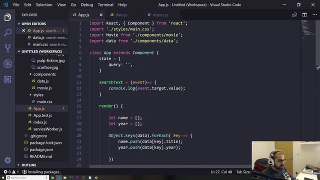 React Project - Search Menu Part 4 of 4 смотреть онлайн