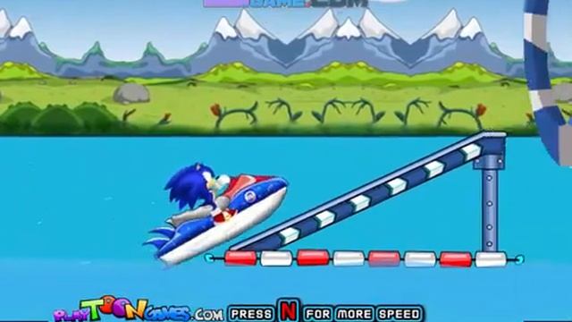 Sonic Jetski Race Level 1-20 Walkthrough