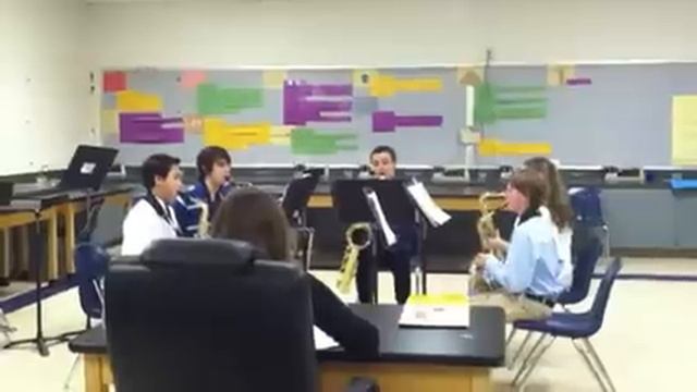 Saxophone Quartet-Air de Ballet-Ensemble смотреть онлайн