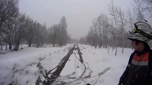 Покатушки№1//Лютая грязь//Упал мотоцикл смотреть онлайн