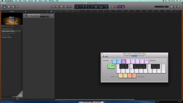 Garageband - Using a keyboard as a midi device - 3 of 9 смотреть онлайн