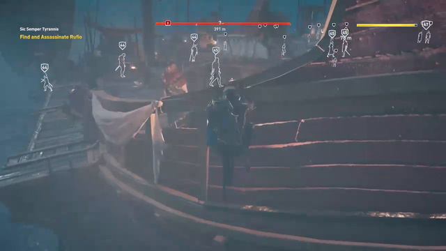 Assassin's Creed: Origins - Destroying a Roman Fleet, Brutal Combat смотреть онлайн