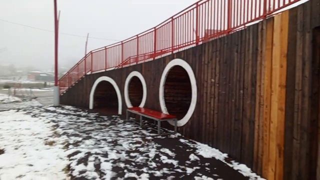 Тетюши мои. Пруд в центре, его благоустройство, царские памятники, часовня в октябре. смотреть онлайн