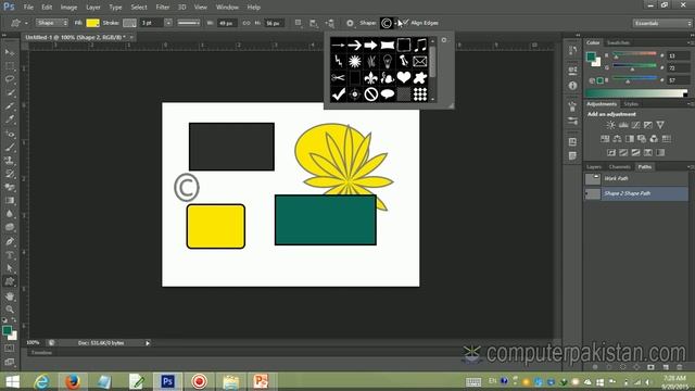 22 Rectangle Tool in Adobe Photoshop 2023 in Hindi || SaQib Designer смотреть онлайн