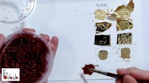 Обзор ПОТАЛИ: фольгированная, полимерная, поталь вата, трансферная. И обзор КЛЕЯ ДЛЯ ПОТАЛИ.