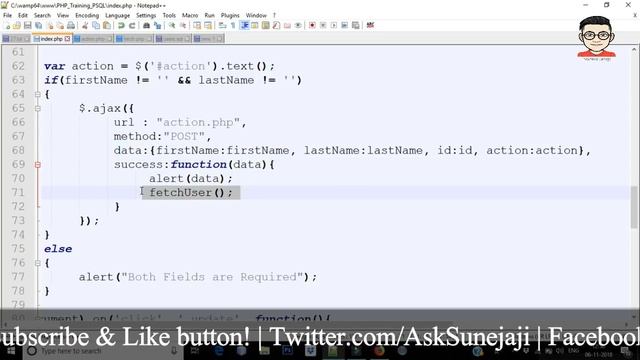 PHP Live Training Session | PHP Ajax Crud - How to Insert data using Stored Procedure | Part-2 ? смотреть онлайн