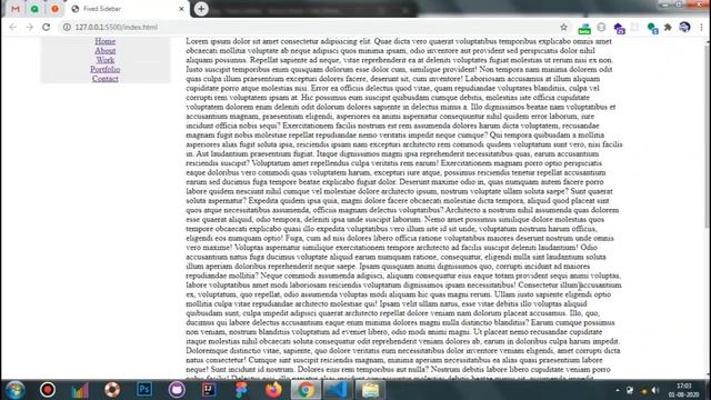 How to Create a Sticky Navbar | How to create HTML CSS sticky Sidebar смотреть онлайн